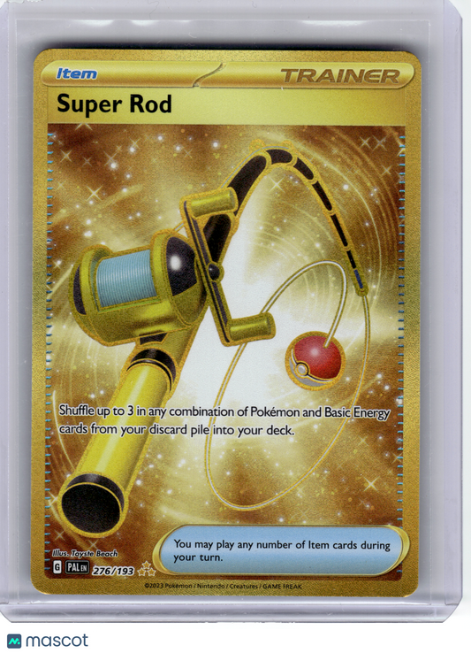 2023 Pokemon—Super Rod #276/193 Paldea Evolved—Hyper Rare Holo