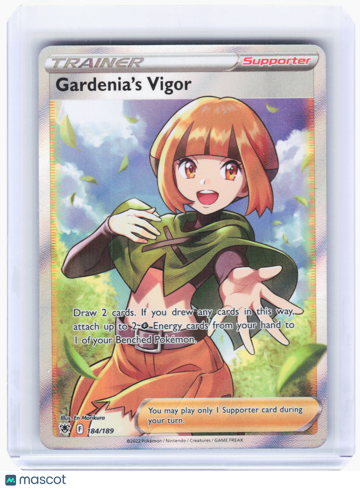 2022 Pokemon—Gardenia's Vigor #184 Astral Radiance—Ultra Rare Holo FA ...