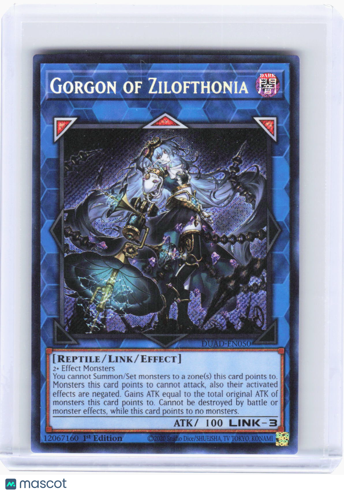 2025 YuGiOh! TCG—Gorgon of Zilofthonia #DUAD-EN050 (DUAD)—SR Foil 1st Edition