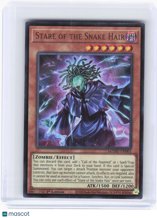 2026 YuGiOh!—Stare of the Snake Hair #MZMU-EN003 Maze of Muertos—UR Foil 1st Ed