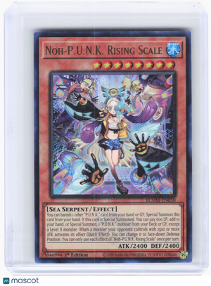 2023 Yu-Gi-Oh! TCG—Noh-P.U.N.K. Rising Scale #BLMM-EN050 (BLMM)—UR Foil 1st Ed