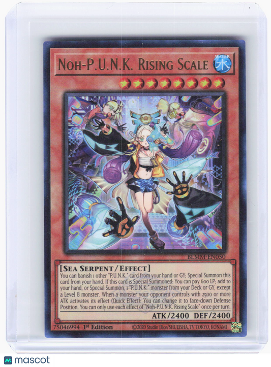 2023 Yu-Gi-Oh! TCG—Noh-P.U.N.K. Rising Scale #BLMM-EN050 (BLMM)—UR Foil 1st Ed