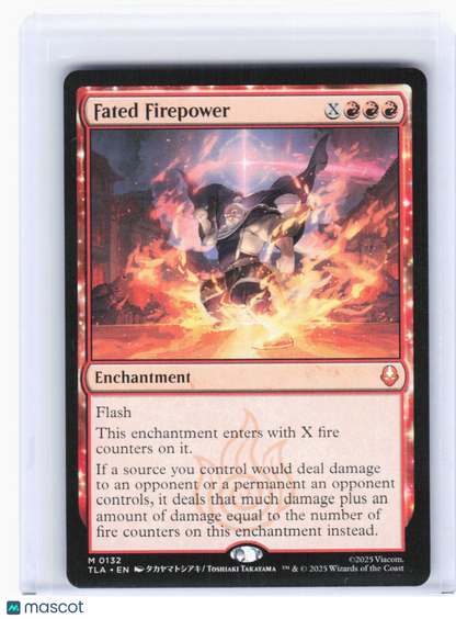 2025 Magic: The Gathering—Fated Firepower #132 (TLA)—Mythic Non-Foil