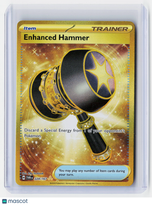2024 Pokemon—Enhanced Hammer #224/167 Twilight Masquerade—Hyper Rare Holo