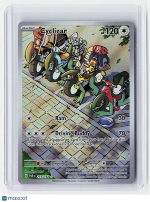 2023 Pokemon—Cyclizar #215/182 Paradox Rift—Illustration Rare Foil