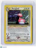2001 Pokemon—Porygon2 #12/64 Neo Revelation—Rare Holo German [Damaged]