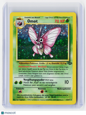2000 Pokemon—Venomoth #13/64 Jungle—Holo German (HP)