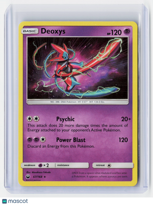 2018 Pokemon—Deoxys #67/168 Celestial Storm—Rare Foil