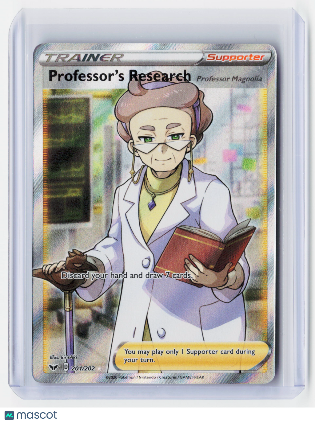 2020 Pokemon—Professor's Research [Magnolia] #201/202 Sword & Shield—UR Holo
