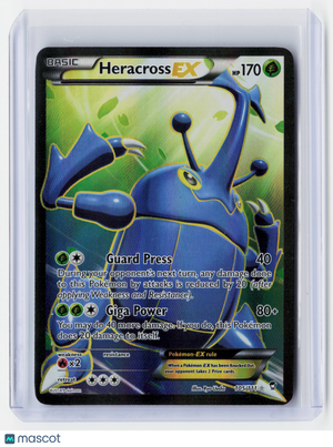 2014 Pokemon—Heracross EX (Full Art) #105/111 Furious Fists—Ultra Rare Holo
