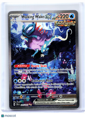 2024 Pokemon—Walking Wake ex #205/162 Temporal Forces—Special Illustration Rare