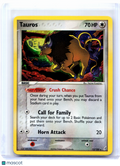 2006 Pokemon—Tauros #12/100 EX Crystal Guardians—Holo Rare [Lightly Played]