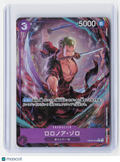 2025 One Piece CG—Roronoa Zoro (Alt. Art) #OP09-076 (PRB-02)—Rare Holo Japanese