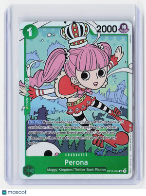 2025 One Piece Card Game—Perona #OP12-034 Legacy of the Master (OP12)—SR Foil