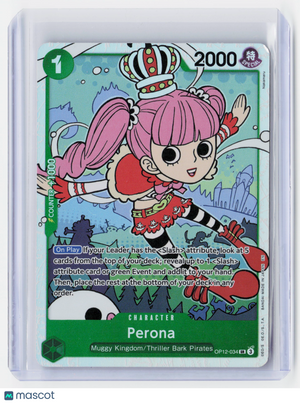 2025 One Piece Card Game—Perona #OP12-034 Legacy of the Master (OP12)—SR Foil