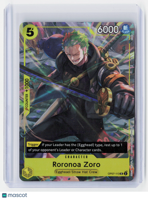 2024 One Piece CG—Roronoa Zoro (Illustration Box Vol.3) #OP07-113 (OP-PR)—Foil