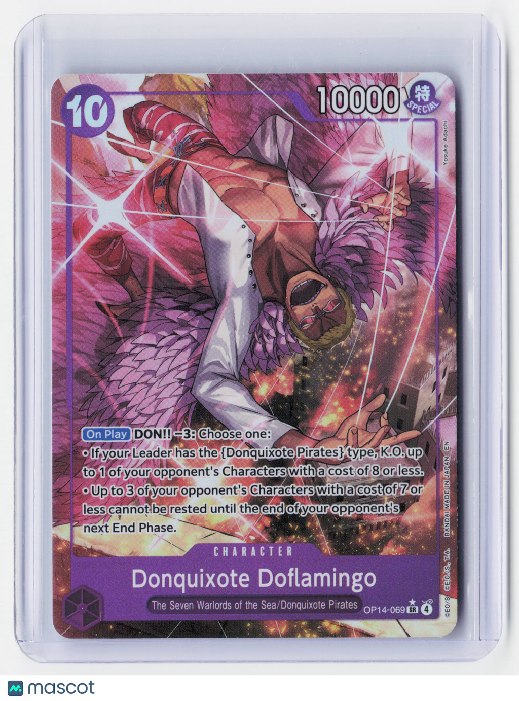 2026 One Piece Card Game—Donquixote Doflamingo (Alt Art) #OP14-069—SR Holo