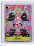 2024 One Piece Card Game—S-Snake (Parallel) #OP08-112 Two Legends (OP08)—SR Holo