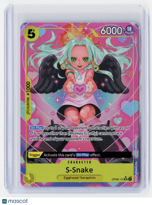 2024 One Piece Card Game—S-Snake (Parallel) #OP08-112 Two Legends (OP08)—SR Holo