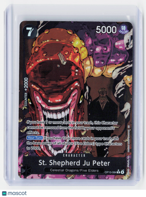 2025 One Piece CG—St. Shepherd Ju Peter (Alternate Art) #OP13-084—Rare Holo