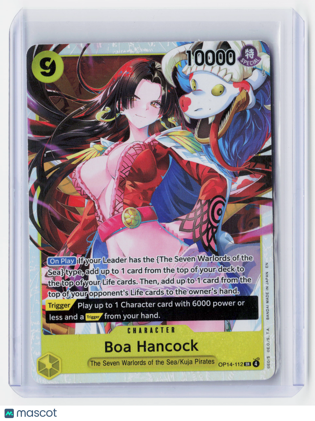 2026 One Piece Card Game—Boa Hancock #OP14-112 The Azure Sea's Seven—SR Holo