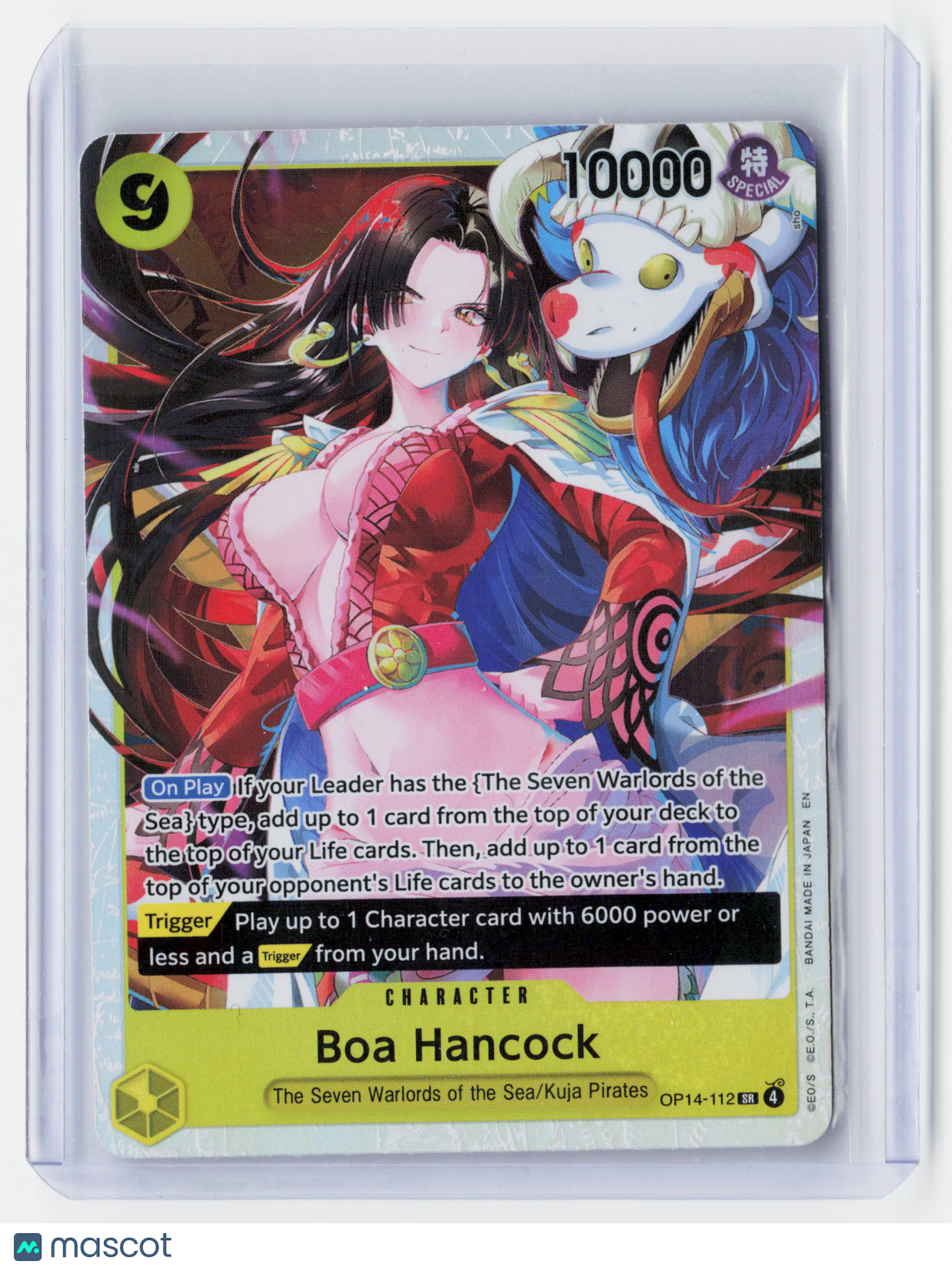2026 One Piece Card Game—Boa Hancock #OP14-112 The Azure Sea's Seven—SR Holo