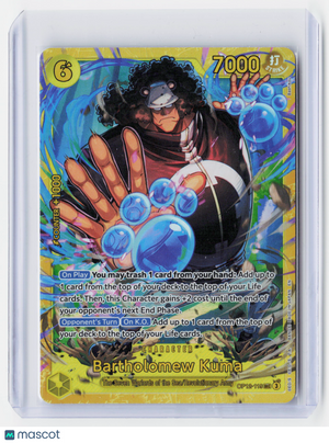 2025 One Piece CG—Bartholomew Kuma #OP12-119 Legacy of the Master—SEC Holo