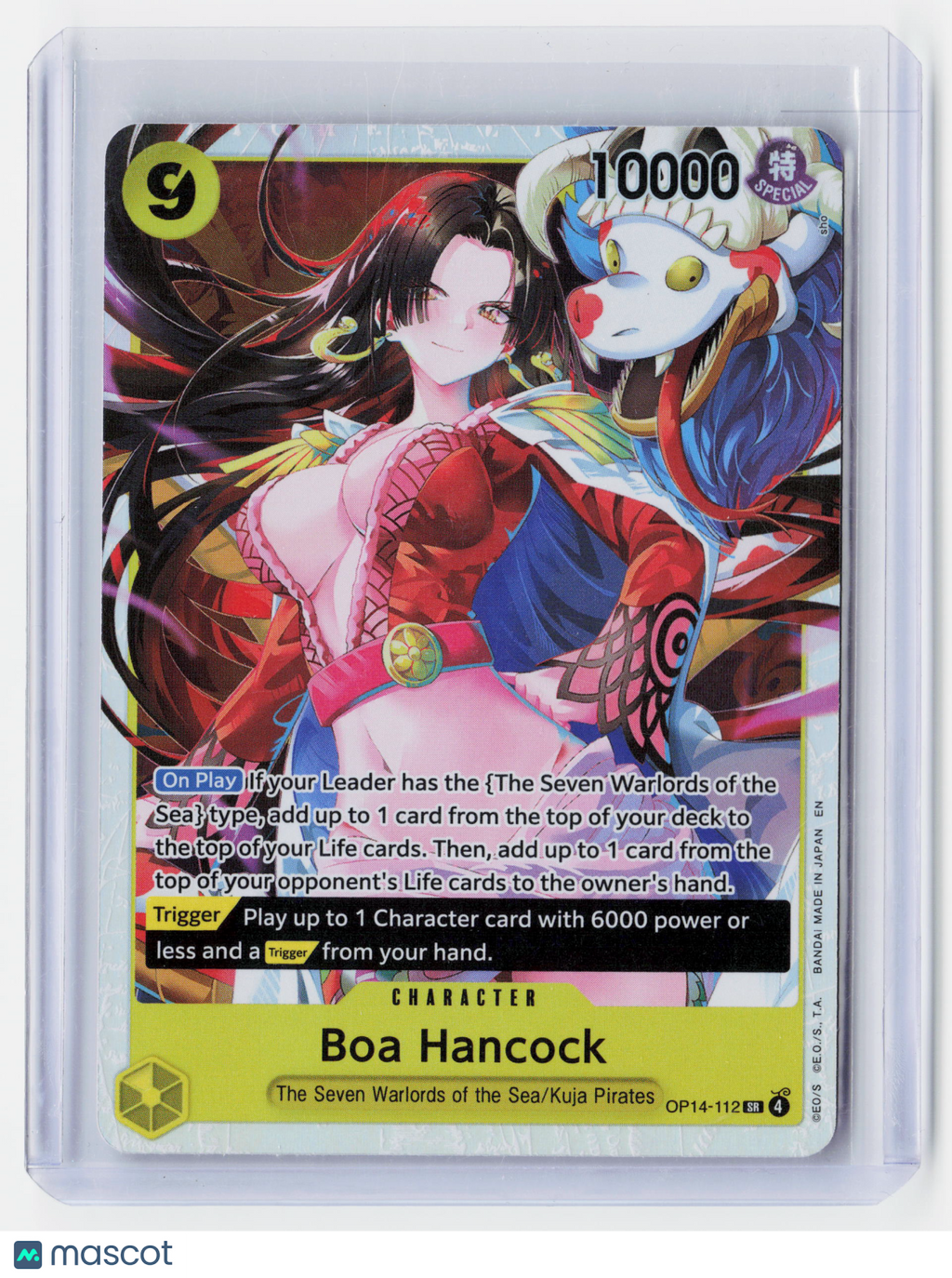 2026 One Piece Card Game—Boa Hancock #OP14-112 The Azure Sea's Seven—SR Holo
