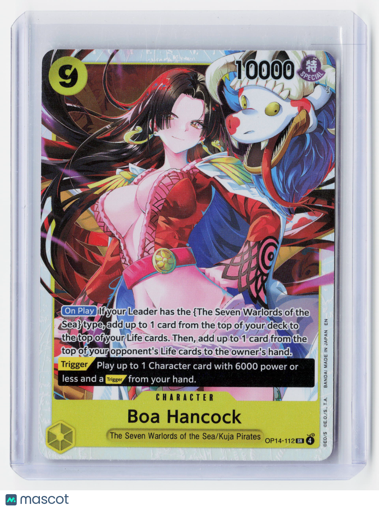 2026 One Piece Card Game—Boa Hancock #OP14-112 The Azure Sea's Seven—SR Holo