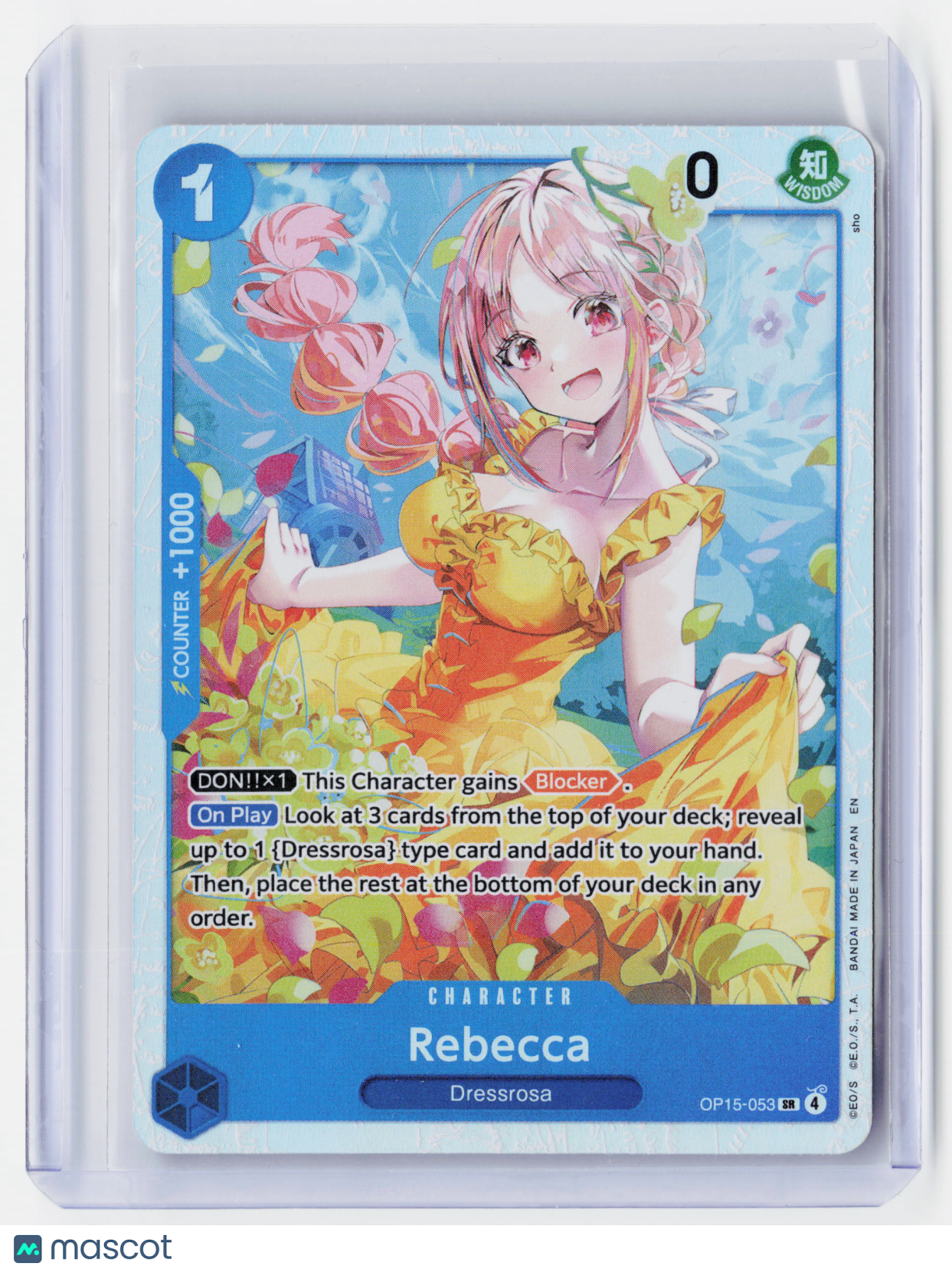 2026 One Piece—Rebecca #OP15-053 Adventure on Kami's Island—Holo