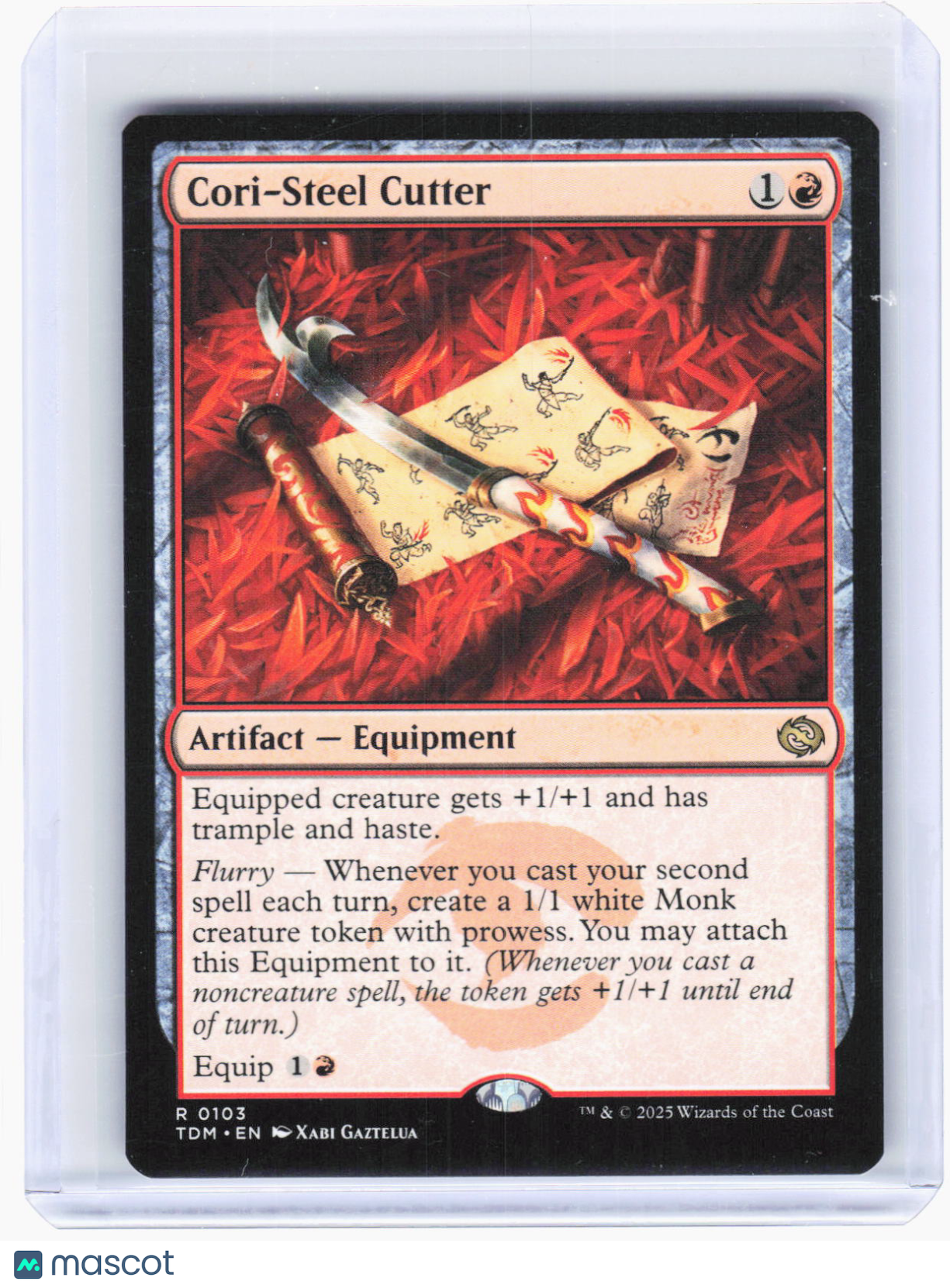 2025 Magic: The Gathering—Cori-Steel Cutter #103 (TDM)—Rare Non-Foil