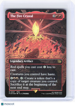 2025 Magic: The Gathering—The Fire Crystal (Borderless) #337 (FIN)—Rare Foil