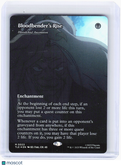 2025 Magic: The Gathering—Bloodbender's Rise (Borderless) #23 (TLE)—Mythic Foil