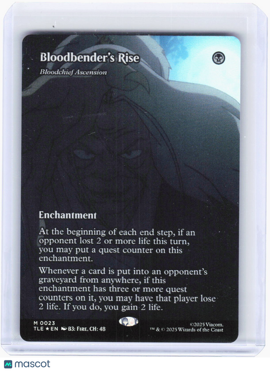 2025 Magic: The Gathering—Bloodbender's Rise (Borderless) #23 (TLE)—Mythic Foil