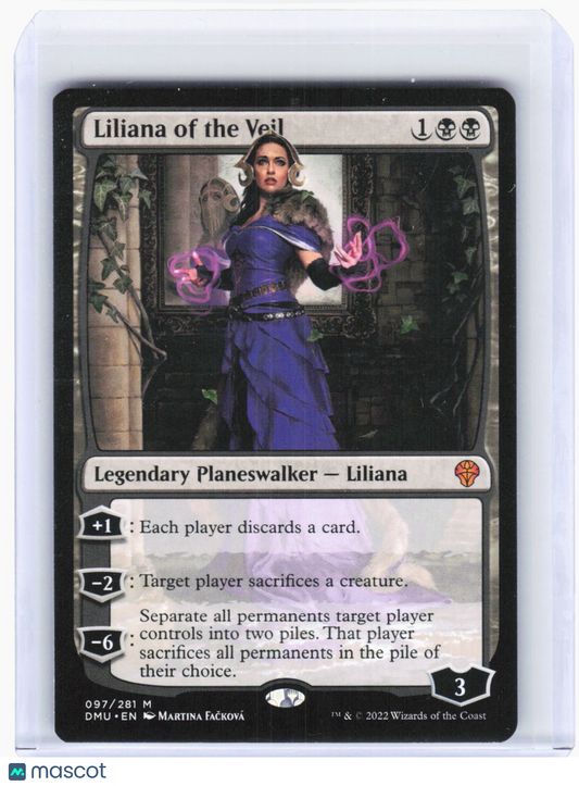 2022 Magic: The Gathering—Liliana of the Veil #97 (DMU)—Mythic Non-Foil