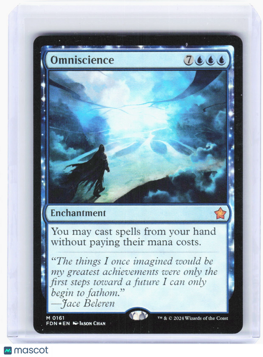 2024 Magic: The Gathering—Omniscience #161 Foundations—Mythic Foil
