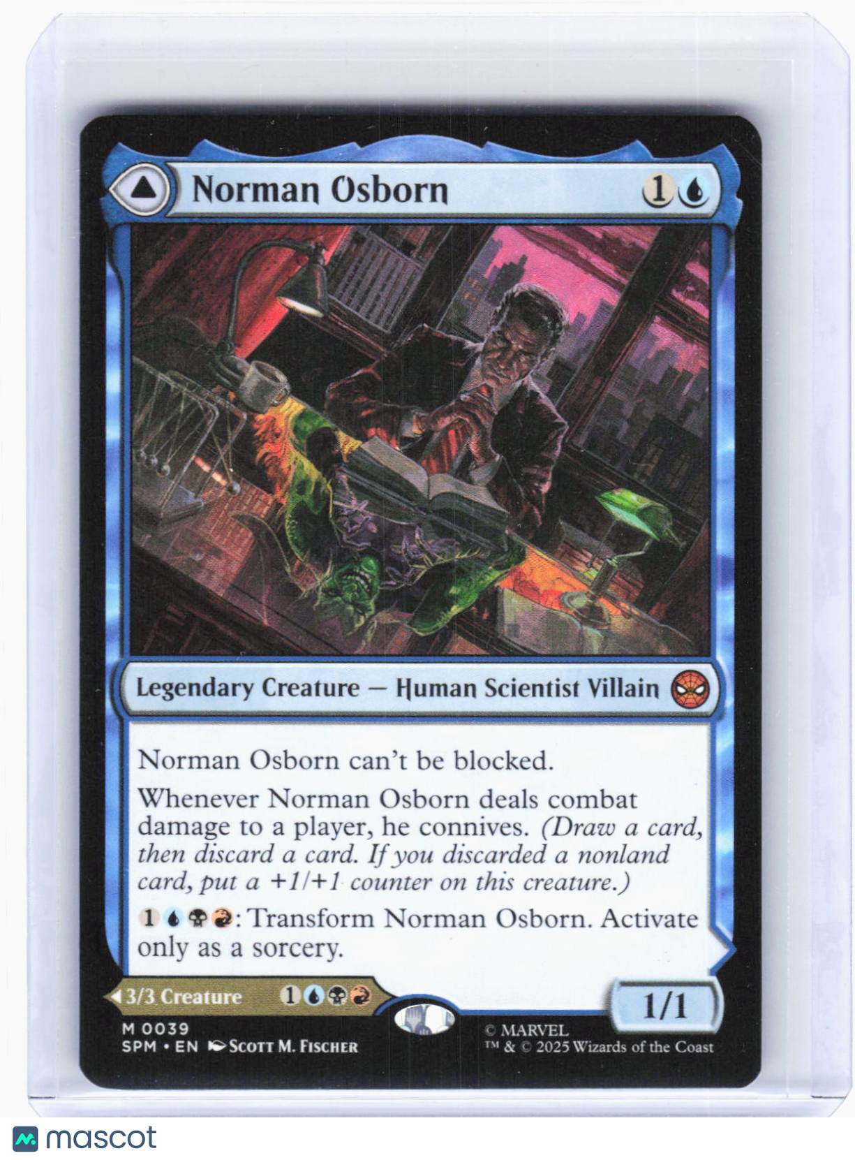 2025 Magic: The Gathering—Norman Osborn #39 Marvel's Spider-Man—Mythic Non-Foil