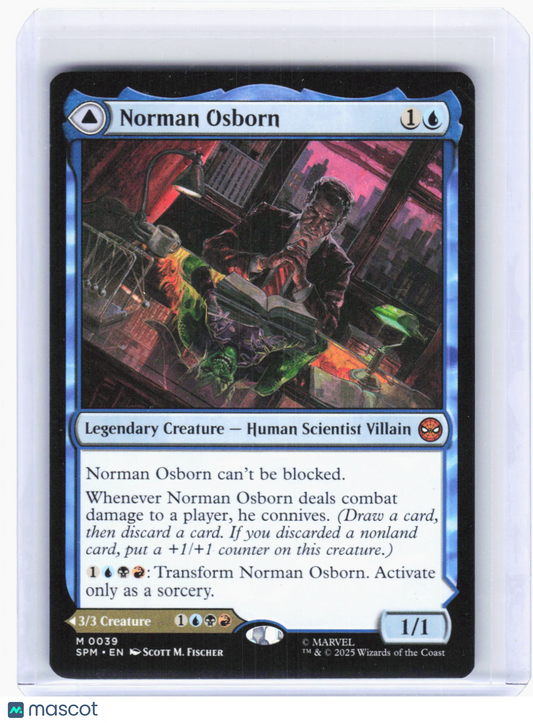 2025 Magic: The Gathering—Norman Osborn #39 Marvel's Spider-Man—Mythic Non-Foil