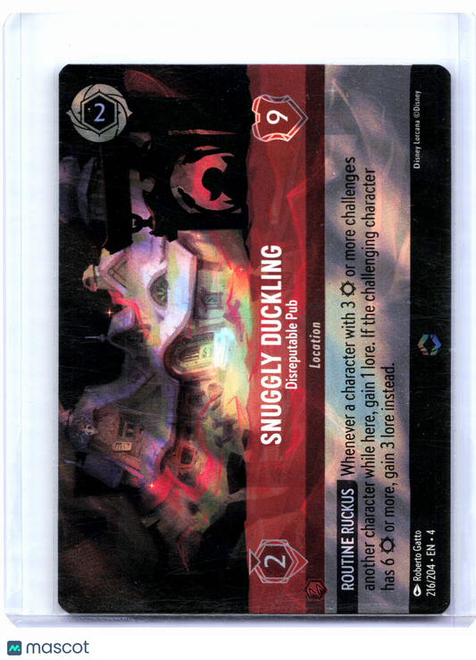 2024 Disney Lorcana—Snuggly Duckling #216/204 Ursula's Return—Enchanted Foil