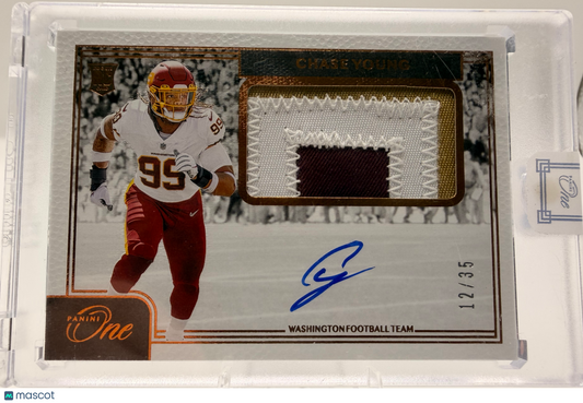 2021 Panini One Football Football—Chase Young #11 RPA 12/35