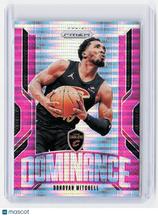 2024 Panini Prizm Dominance Basketball—Donovan Mitchell #23 Pink 14/42