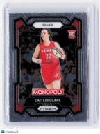 2024 Panini Prizm Monopoly Basketball—Caitlin Clark #65 Rookie RC Fever