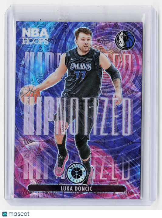 2024 Panini NBA Hoops Premium Stock Hipnotized Prizm Basketball—Luka Dončić #9