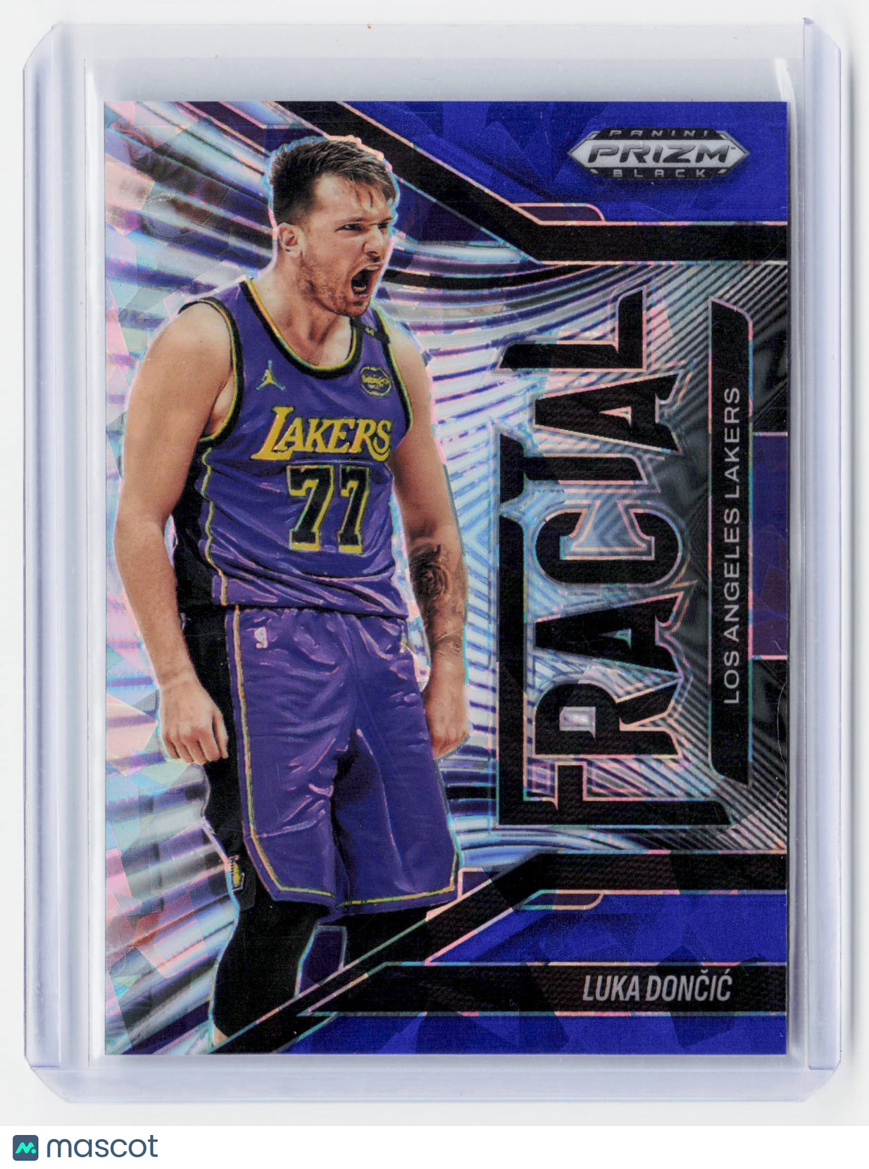 2025 Panini Prizm Black Fractal Basketball—Luka Dončić #2 118/125