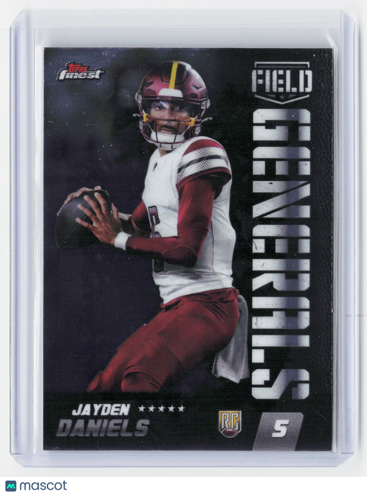 2024 Topps Finest Field Generals Football—Jayden Daniels #FG-18 RC