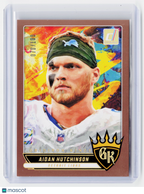 2025 Donruss Gridiron Kings Football—Aidan Hutchinson #GK-AHN Bronze 70/100