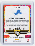 2025 Donruss Gridiron Kings Football—Aidan Hutchinson #GK-AHN Bronze 70/100