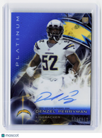 2015 Topps Platinum Football—Denzel Perryman #AR-DP Blue Auto RC 148/150