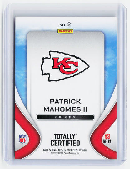 2025 Panini Totally Cert. Franchise Foundations Football—Patrick Mahomes II #2
