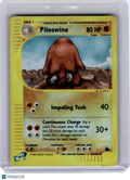 2003 Pokemon—Piloswine #43/144 Skyridge—Uncommon Reverse Holo [Damaged]